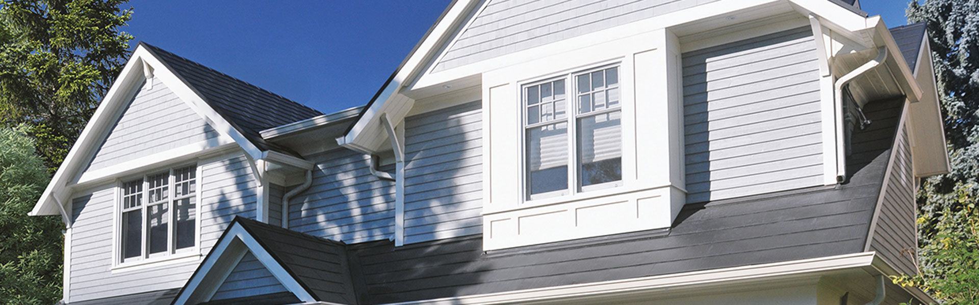 exterior of home with new siding