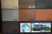 hbm metal roofing and trim gentek wood shades board