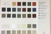hbm metal roofing and trim mitten colour samples board