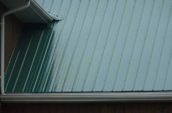 green metal roofing