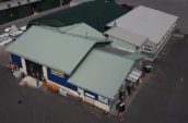 HBM Metal Roofing and Trim depot taken at an angle from above