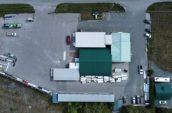 HBM Metal Roofing and Trim depot taken directly from above